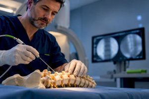 Clinician positioning radiofrequency ablation cannula