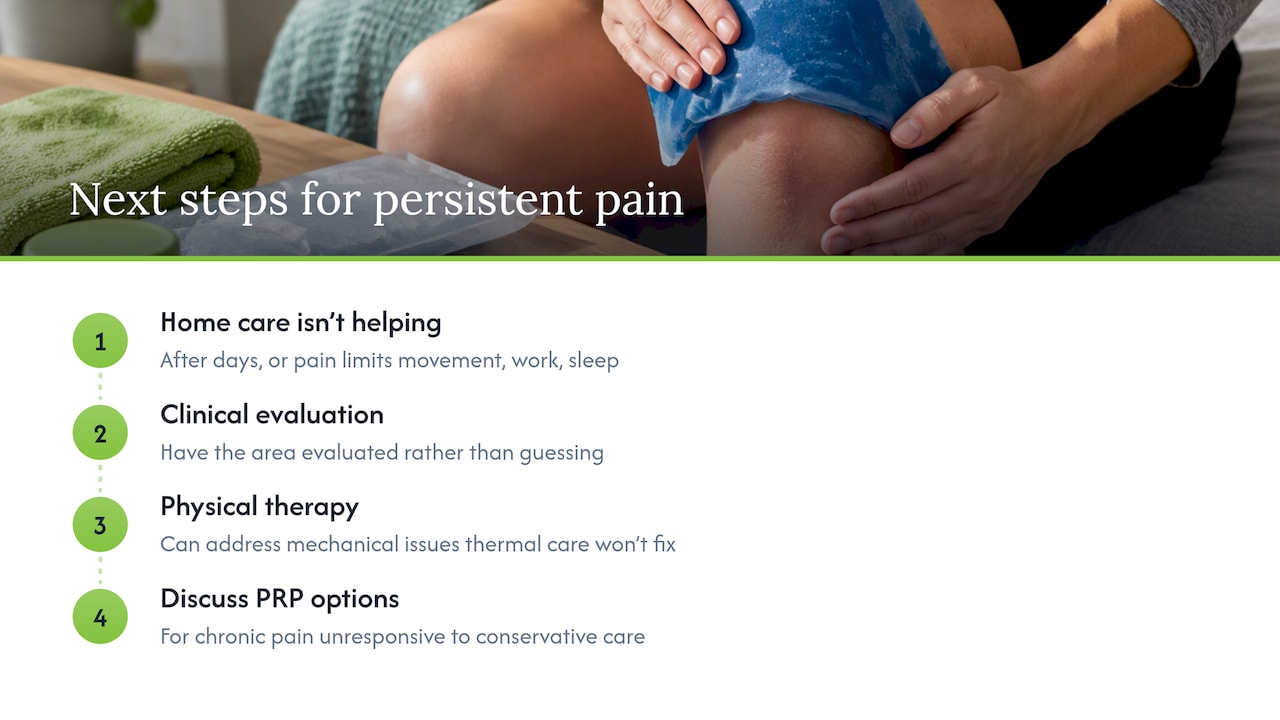 Pathway from home care to clinical evaluation