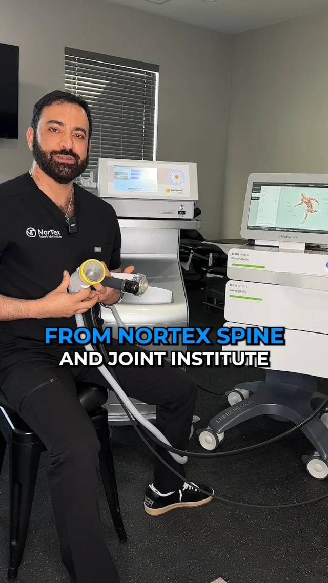 💥 Relief is Here! Introducing Shockwave Therapy at NorTex Spine & Joint Institute 💥

Dr. Ghalambor breaks down how our state-of-the-art Storz Medical and SoftWave Shockwave Therapy machines are transforming pain management. This non-invasive treatment is designed to:
✅ Relieve chronic pain
✅ Accelerate healing
✅ Get you back to doing what you love—without surgery or medications!

Whether you’re dealing with tendonitis, joint pain, or sports injuries, shockwave therapy could be your path to recovery.

📞 Call us at 972-872-8408
🌐 Learn more: nortexspineandjoint.com

#PainRelief #ShockwaveTherapy #NorTexSpineAndJoint #AllenTexas #ChronicPainTreatment #SportsInjuryRecovery #HealingAccelerated